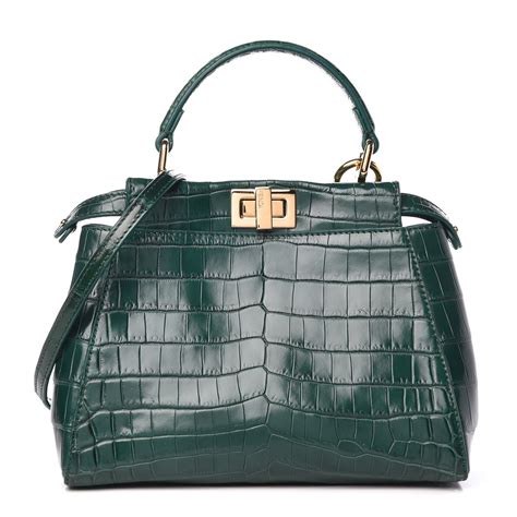 fendi peekaboo iconic fit|Fendi peekaboo crocodile.